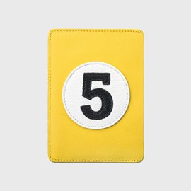 E2r protège passeport en cuir rouge style vintage numéro 3