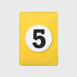 E2r protège passeport en cuir rouge style vintage numéro 3