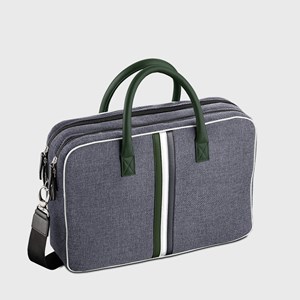 E2r sac ordinateur 15 pouces homme écolo tissu et cuir william