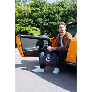 E2r sac ordinateur 15 pouces tissu et cuir style italien alberto