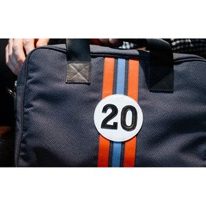 E2r sac ordinateur 15 pouces tissu et cuir style italien alberto