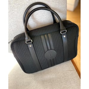 E2r sac ordinateur 15 pouces homme en tissu tressé noir 