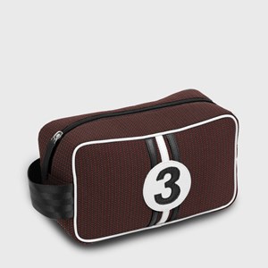 E2r trousse de toilette homme voyage tissu noir bleu gris bobby