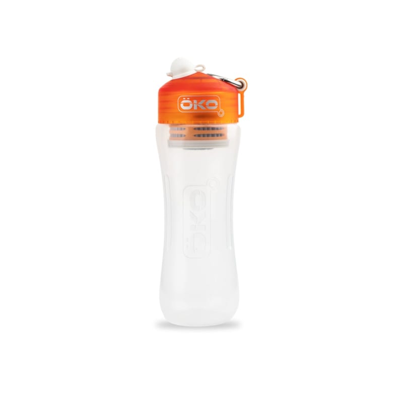 Gourde filtrante öko 650ml orange (filtre inclus)
