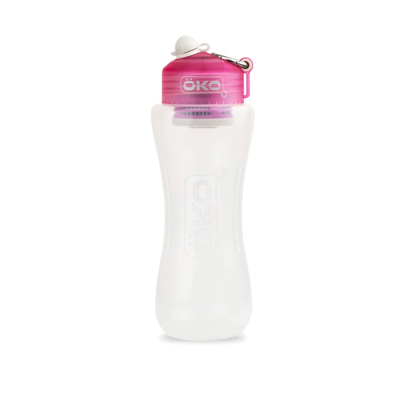 Gourde filtrante öko 1l rose (filtre inclus)
