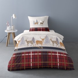 Housse de couette flanelle 140x200