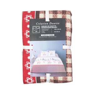 Housse de couette 240x220 flanelle
