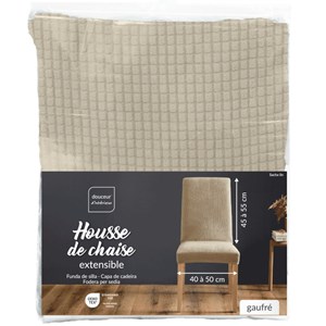 Housse de chaise extensible