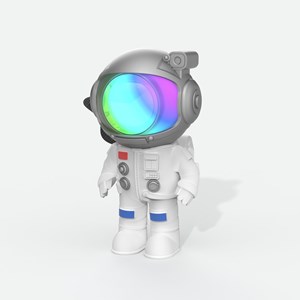 Projecteur galaxie et diffuseur de bruits blanc mini stellar blanc - mob