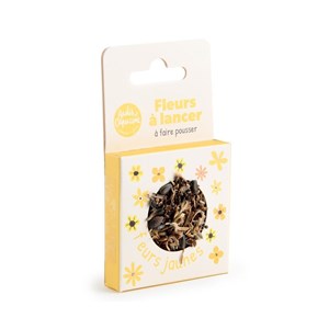 Fleurs jaunes à lancer