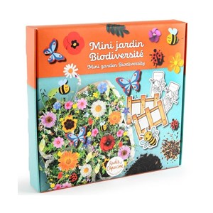 Mini jardin fleurs de biodiversité
