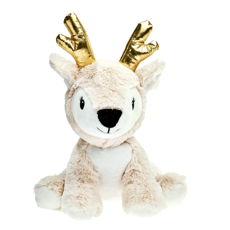 Peluche bouillotte faon rose