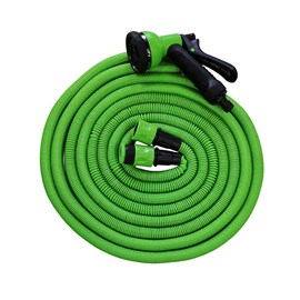 Pistolet pulvérisateur avec 8 modes d'utilisation et tuyau extensible en latex.