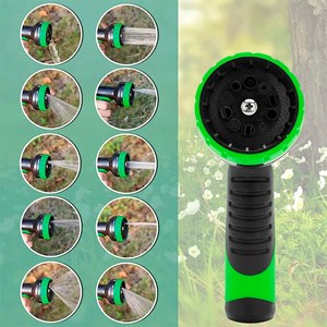 Pistolet pulvérisateur avec 10 modes d'utilisation.