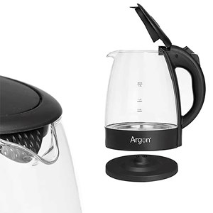 Bouilloire en verre noir. 2000w et 1.8l.