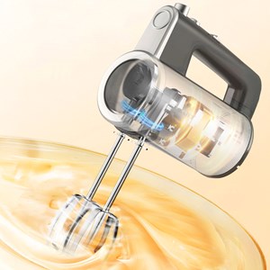 Mixeur à main à double fouet, 800w, 5 vitesses, bouton turbo, 4 fouets.