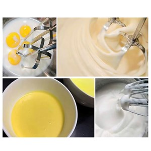 Mixeur à main double de 180w de puissance et 7 vitesses.