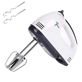 Batteur à main double avec fouets de 260w, 7 vitesses.
