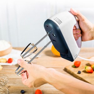 Batteur à main double avec fouets de 260w, 7 vitesses.