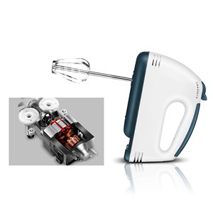 Batteur à main double avec fouets de 260w, 7 vitesses.