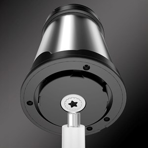 Hachoir électrique. Moteur en cuivre de 300 w. Bol en verre de 2 l.