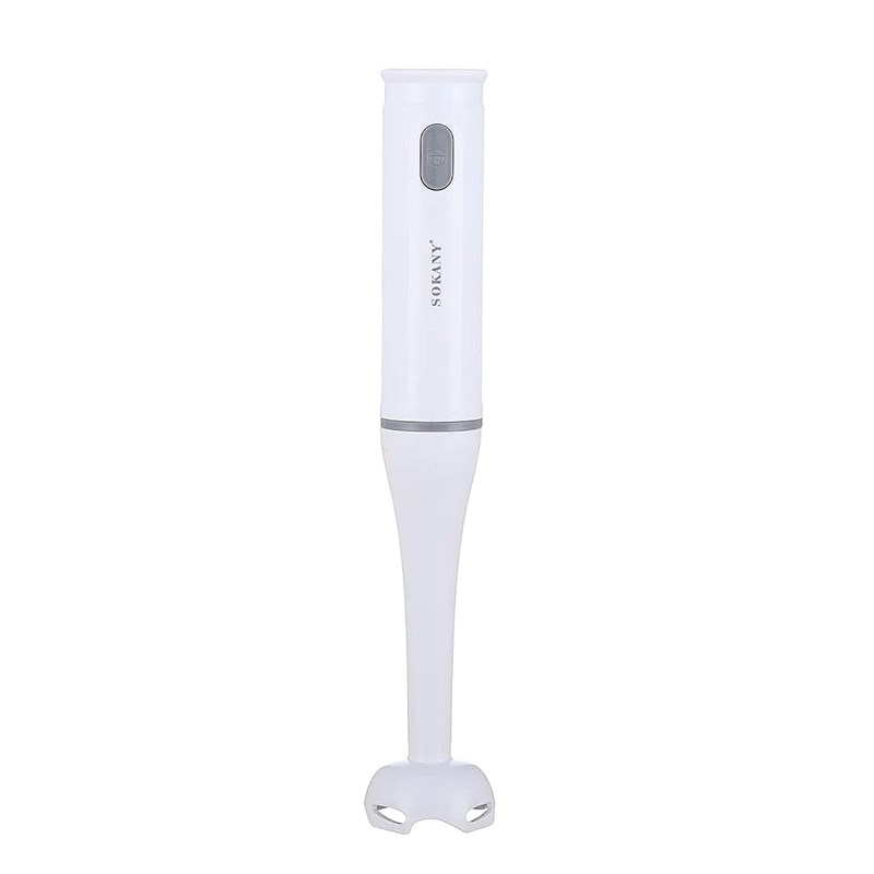 Mixeur à main de 200w avec des lames en acier inoxydable.