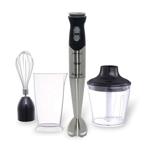 Mixeur robot de cuisine à main 4 en 1, 700w, multifonction.