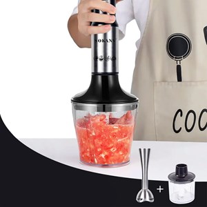 Mixeur robot de cuisine à main 4 en 1, 700w, multifonction.