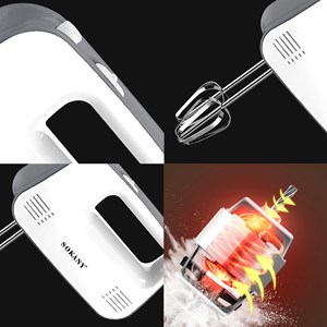 Double mixeur à main avec fouets de 400w, 3 vitesses.