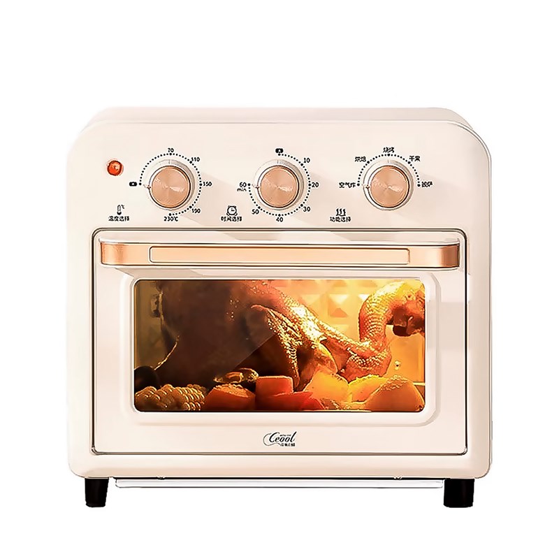 Friteuse à air avec une capacité de 15 litres. Panneau de contrôle mécanique.