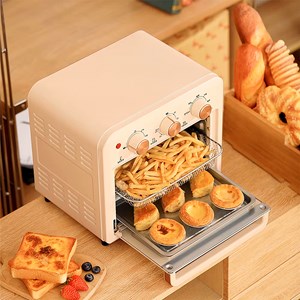 Friteuse à air avec une capacité de 15 litres. Panneau de contrôle mécanique.