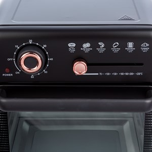 Friteuse à air sans huile 1800w 18l. Double plateau.