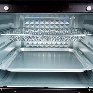 Friteuse à air sans huile 1800w 18l. Double plateau.