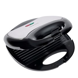 Sandwichière antiadhésive de 750w de puissance et lumière indicatrice.