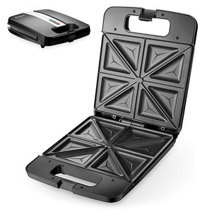 Sandwichière x4 avec 1400w de puissance.