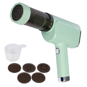 Machine à pâtes de 40w, capacité de 200gr et 5 moules différents.