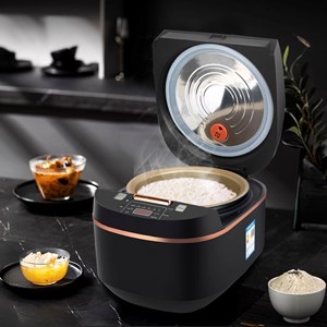 Cuiseur de riz électrique à chaleur tridimensionnelle et 900w.