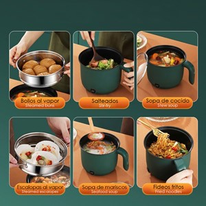 Multifonction électrique : cuiseur à riz, cuiseur vapeur, casserole.