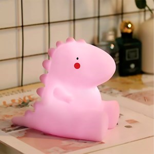 Lumière nocturne led pour enfants, anti-peur. Design dinosaure assis.