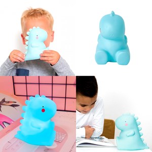 Lumière nocturne led pour enfants, anti-peur. Design dinosaure assis.