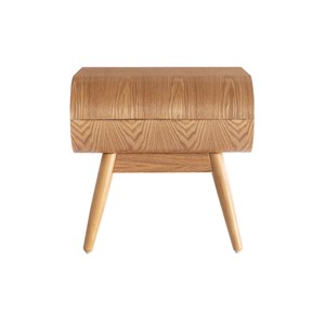 Table de chevet avec tiroir  bois clair bjorg