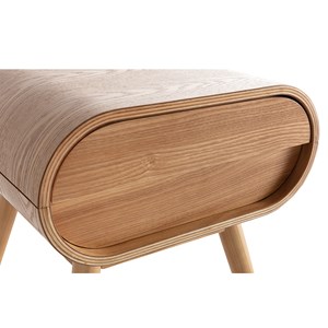 Table de chevet avec tiroir  bois clair bjorg