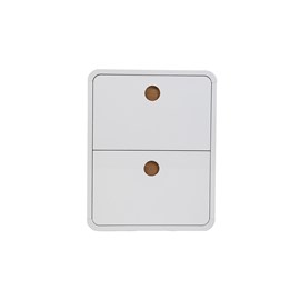 Meuble à chaussures finition blanc brillant 2 tiroirs l66 cm kopen