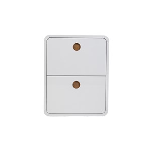 Meuble à chaussures finition blanc brillant 2 tiroirs l66 cm kopen