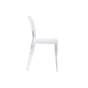 Chaises transparentes empilables intérieur - extérieur (lot de 2) island