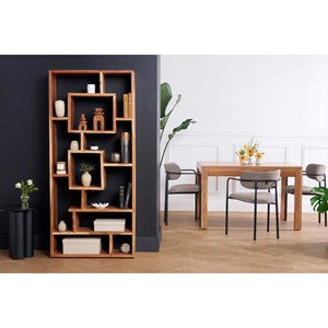 Bibliothèque ouverte en bois massif l80 cm chapman