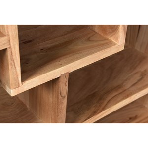 Bibliothèque ouverte en bois massif l80 cm chapman