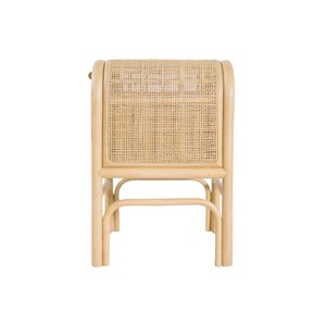 Table de chevet en rotin galon