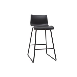 Tabourets de bar noir 65 cm (lot de 2) ona