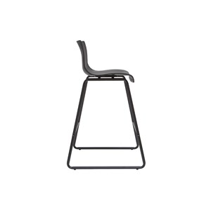 Tabourets de bar noir 65 cm (lot de 2) ona